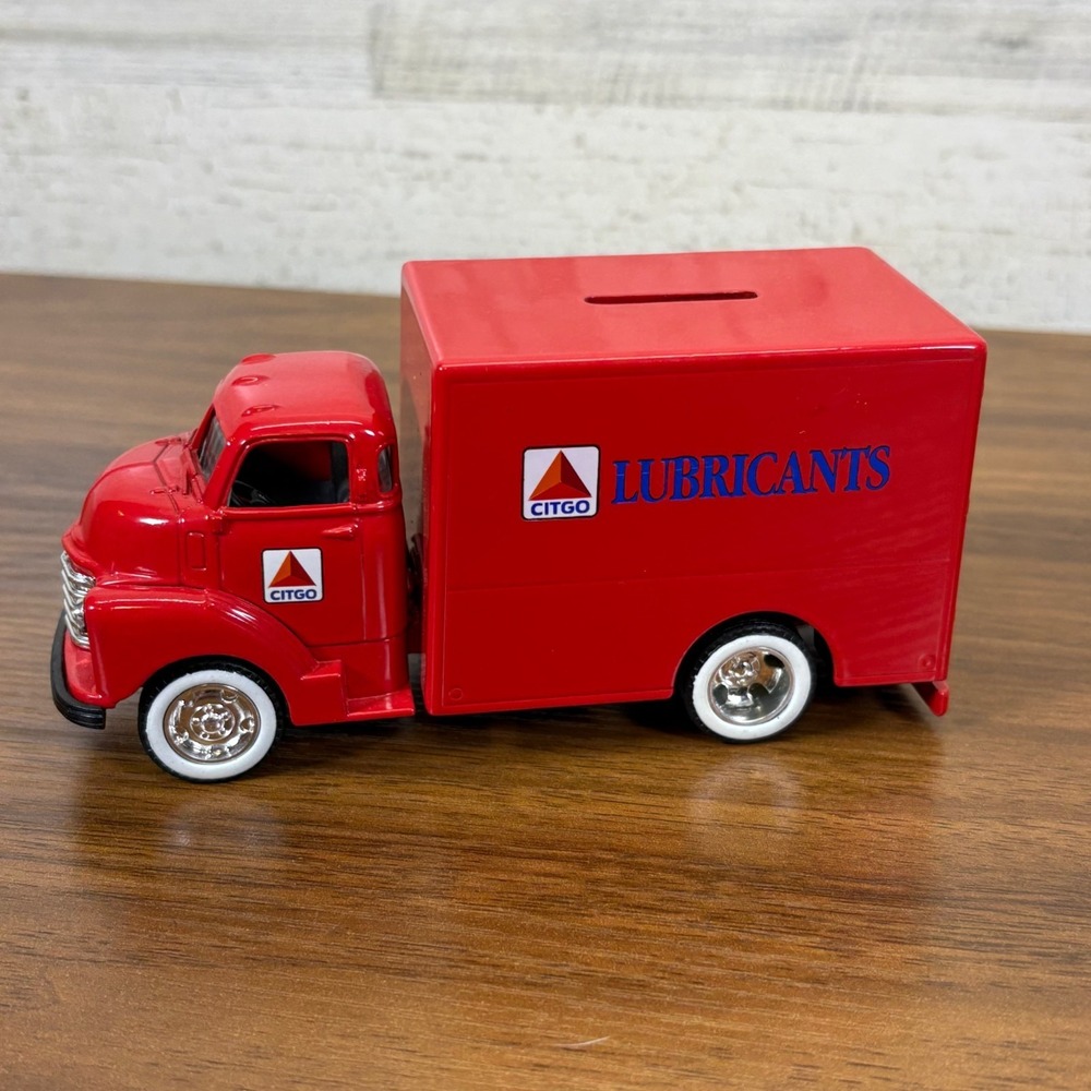 Ertl Collectables 1950 Citgo Chevy‎ Cab Coin Bank Vintage Diecast 5" x 2.5"